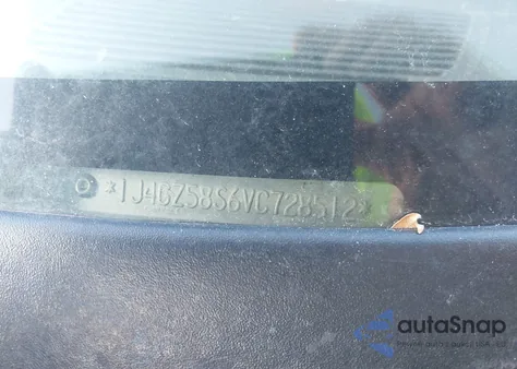 1997 Jeep Grand Cherokee Laredo/Tsi из США, поврежденный, VIN 1J4GZ58S6VC728512